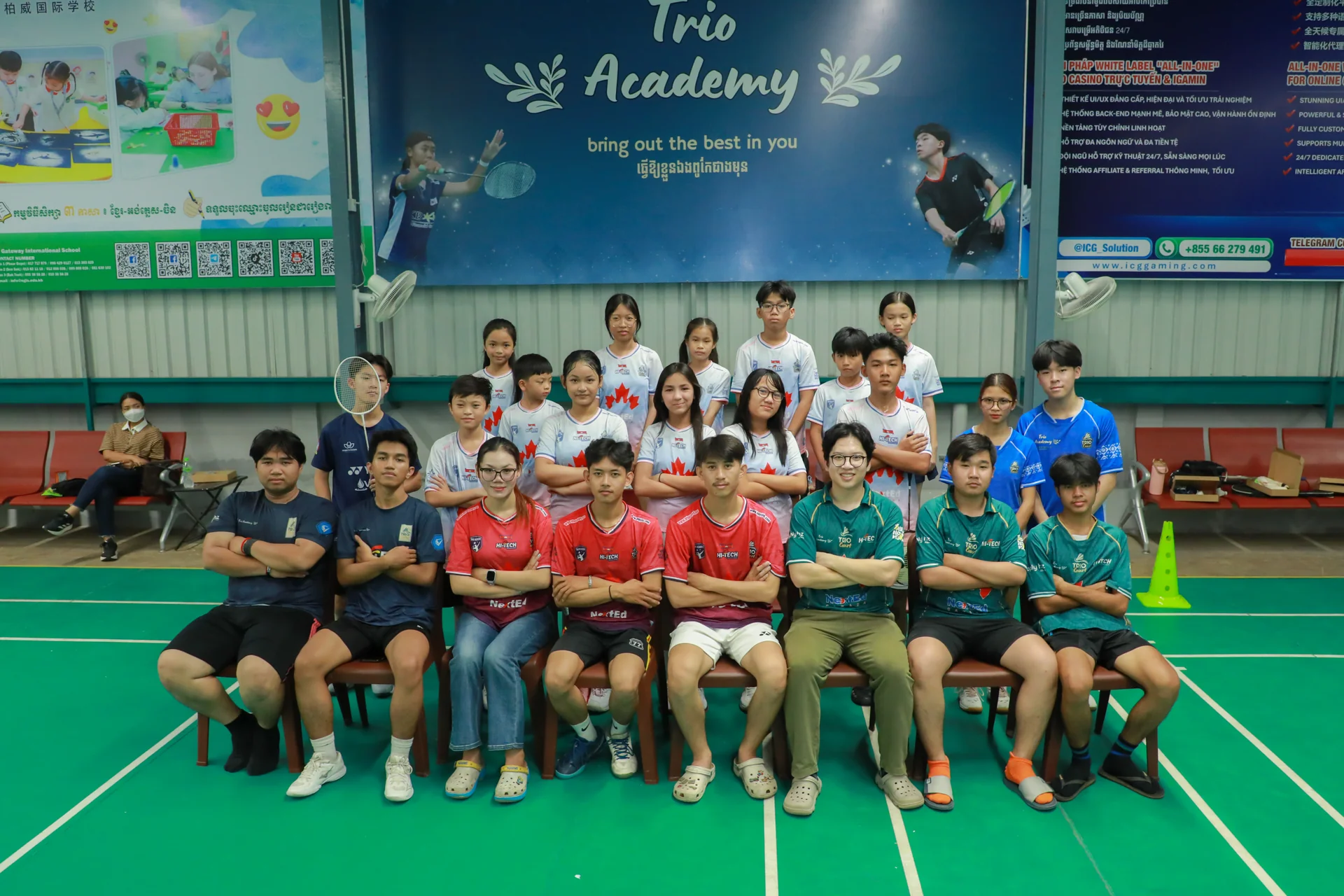 Trio Academy Badminton Team